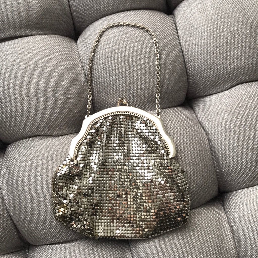 Whiting & Davis Mini Vintage Mesh Chainmail Link Bag